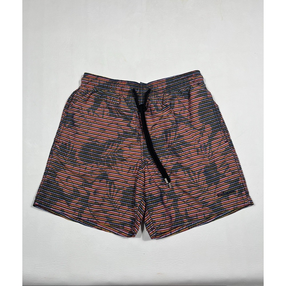 Vilebrequin Swim Trunks Mens Large Floral Beach Swim Shorts Mesh Lined Vacation